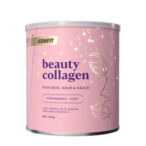 ICONFIT, Grožio kolagenas Braškių - mėtų skonio, 300g