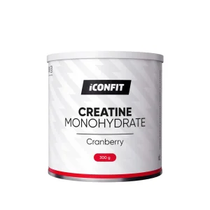 ICONFIT, Kreatino monohidratas,  spanguolių skonio, 300g