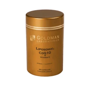 GOLDMAN LABORATORIES, Liposomal COQ10 & Vitamin C Blend, maisto papildas, N60